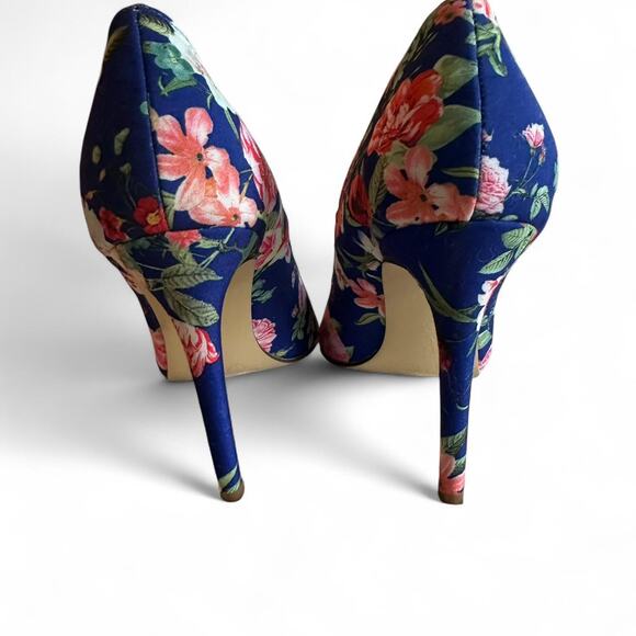 Penny Loves Kenny floral pointed toe high heels with 4” heel, women’s size 7.5 - Picture 5 of 6